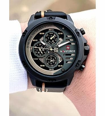 breguet saat: Qol saatı, NaviForce, rəng - Qara — 1