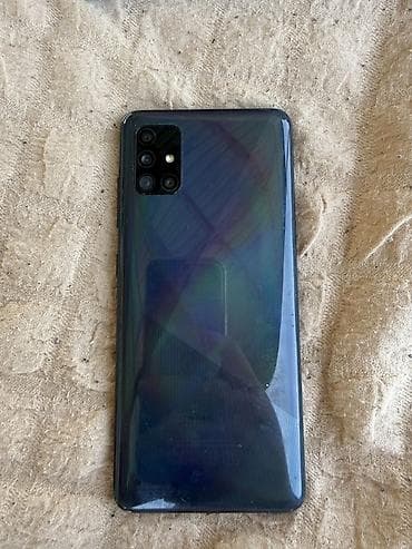 macbook pro m4 pro: Samsung Galaxy A51, 128 GB, rəng - Qara, Barmaq izi — 3