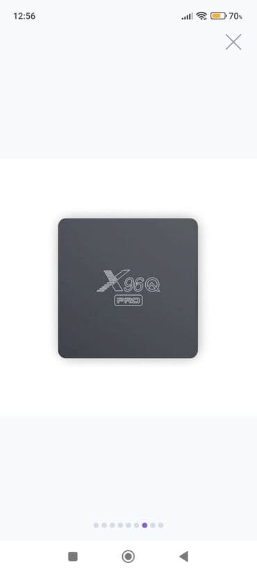 x96 tv box: İşlənmiş Smart TV boks Х96 4 GB / 32 GB, Android, Ünvandan götürmə — 1