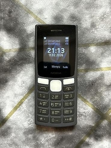 telefon şəmkir: Nokia 106, rəng - Qara, Düyməli — 3