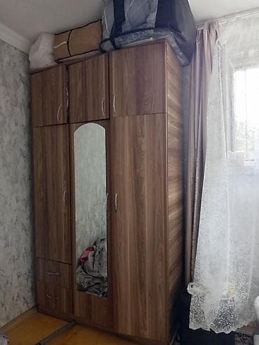 bal: Ağac teksturasında çoxbölməli paltar şkafı - Material: laminat/LDSP — 1