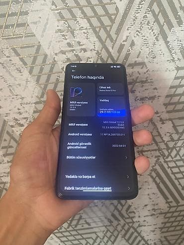 honor 9 d: Redmi Note 8 Pro, 128 GB, rəng - Boz, İki sim kartlı — 2