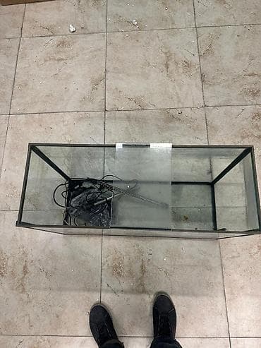 aqvarium: Dördbucaq akvarium, Boş, 90 l — 2