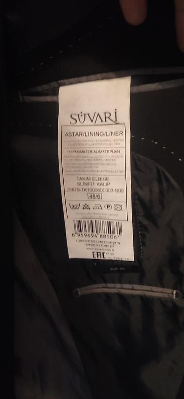 Костюмы: Süvari kişi kostyum dəsti – Slim Fit, düz model ünvan Xalqlar dostluğu — 2