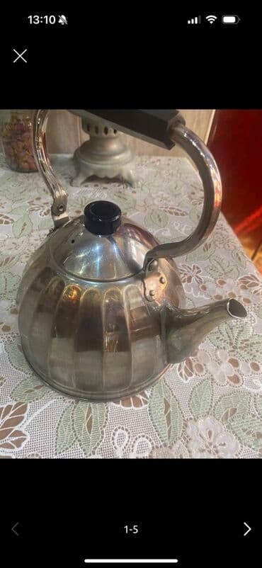 kafel kuxna ucun: Rəng - Qara, Çaydan, Paslanmayan polad — 1