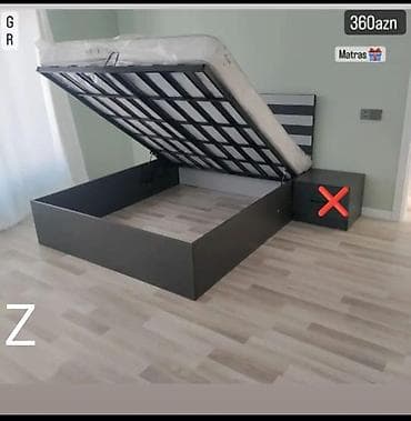 Çarpayılar: Yeni, İkinəfərlik çarpayı, Bazalı, Matras ilə, Siyirməsiz — 1