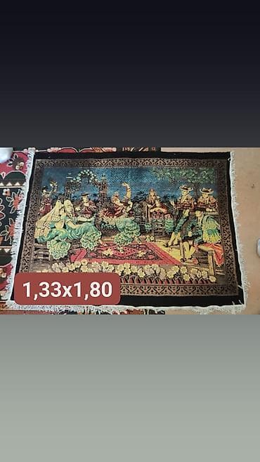 Divar üçün dekorativ xalçа. Gedimi di. Ölçü: 1,33 x 1,80 m
