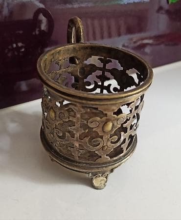 holder: 19 əsrin Stəkanaltı.Подстаканник.19 век.фраже.
Varşava.əla vəziyyətdə — 2