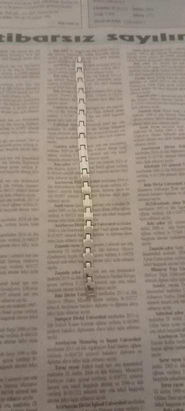 Zərgərlik əşyaları: Bilərzik — 1