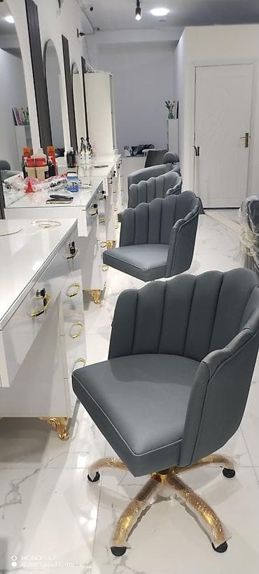 qaz balonlar: Salon üçün “Midye” dizaynlı kreslolar Manikür kreslosu sifarişlə — 3