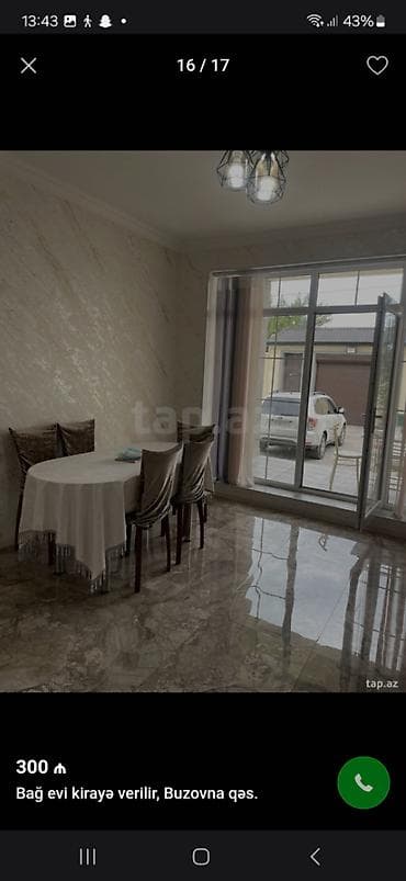 Bağ evlərinin kirayəsi: Buzovnada gundelik heyet evi kiraye verilir 3 otaqli baseni manqal — 10