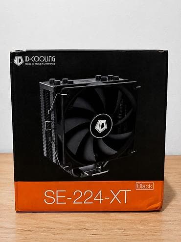 komputer hissələri: ID-COOLING SE-224-XT Black Qutusu mövcuddur. Tam işlək vəziyyətdədir — 1