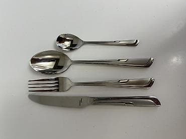 servis qablar: COURŞ markalı 148 hissəli paslanmayan polad bıçaq-qaşıq dəsti - — 3