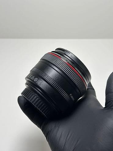 2 ci el notebook: Canon EF 50mm f/1.2L USM obyektiv İdeal vəziyyətdədir, heç bir — 1