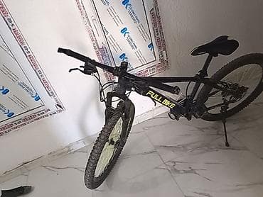 FULL BIKE dağ velosipedi - Geniş alüminium gövdə, üst boruda “FULL — 2
