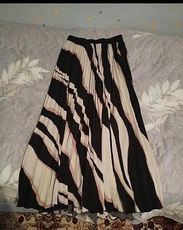 Юбки: Qadın plisse ətək - Model: plisse (büzməli) ətək - Uzunluq: midi - — 1