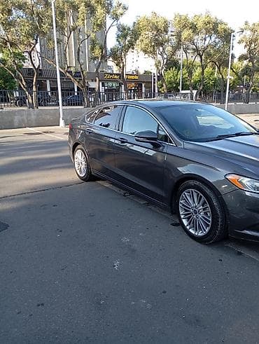 Nəqliyyat: Ford Fusion sedan – geniş və komfortlu salon - Rəng: tünd boz kuzov — 8