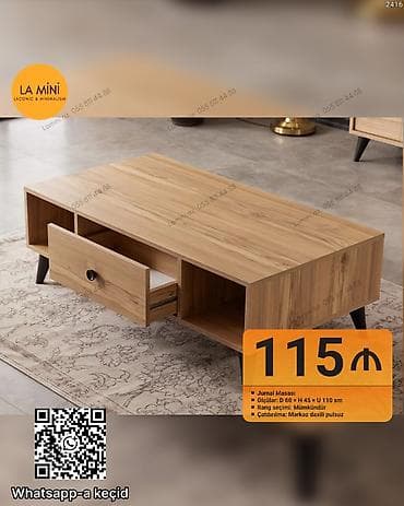 Düz masa, Açılmayan, Təkərsiz, Teksturalı laminat, Zəmanətsiz, Pulsuz quraşdırılma