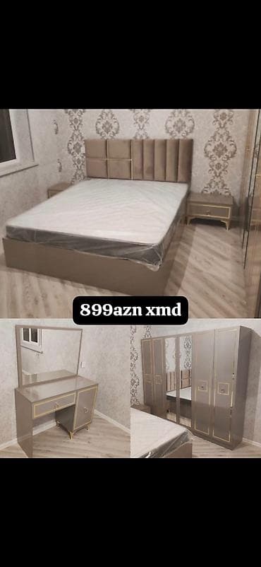 taxta qapi sekilleri: Yataq otağı dəsti Komplekt: - Yataq çarpayısı (başlıqla) - 2 ədəd — 1