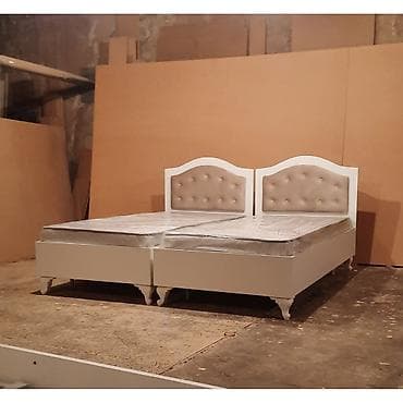 İkinəfərlik çarpayı, Bazasız, Matras ilə, Siyirməsiz — 1