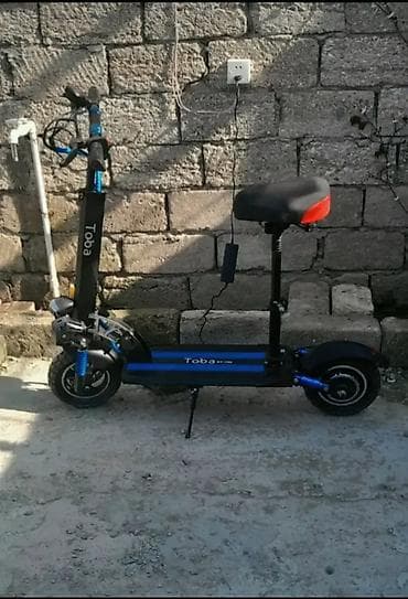 skuter qiyməti: Elektrikli skuter – Toba ST-120 - Maksimum sürət: 30–35 km/saat - Bir — 2
