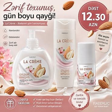 Duş geli antiperspirant maye sabun dəst