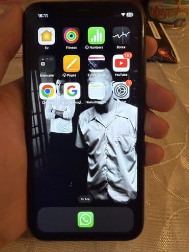 Компьютеры, ноутбуки и планшеты: IPhone 11, 64 ГБ, Черный, Face ID — 6