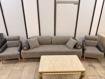 Yeni, Divan, 2 kreslo, Bazasız, Açılan