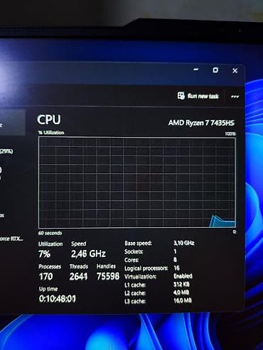 mini kompyuter: Lenovo Legion (15.6") oyun/performans noutbuku - Prosessor: AMD Ryzen — 6