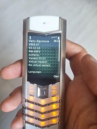 telefonl: Vertu rəng - Ağ, Düyməli — 8