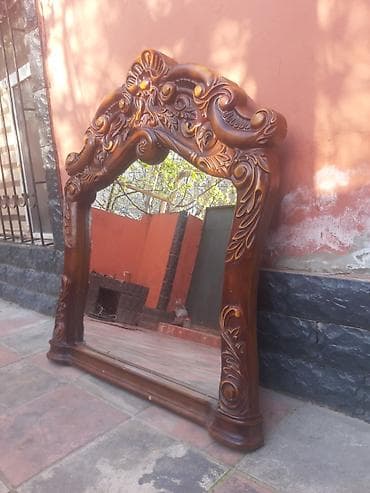 dəmir dekor: Güzgü Döşəmə üstü, Dekorativ, Əl işi — 1