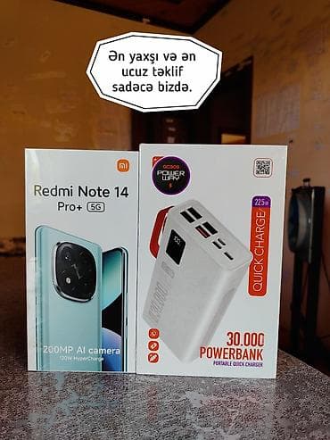 📸 Peşəkar görüntülər üçün 200 MP kamera! Redmi Note 14 Pro+ 5G 📱 8/256 — 1