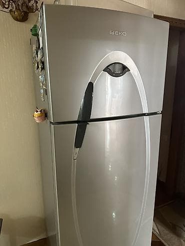 texno camon: 2 qapılı Beko Soyuducu Satılır, rəng - Gümüşü — 2