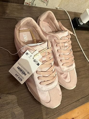 krosovka: ZARA qadın krossovkası - Model: ZARA sneakers - Rəng: açıq — 9