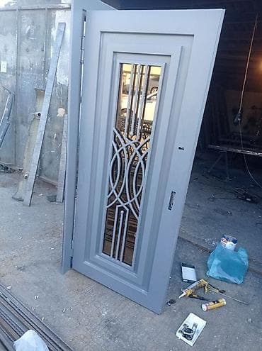Qapı şüşələri: Mənzil üçün Yeni Giriş qapısı Çərçivə ilə, Zəmanətli, Pulsuz quraşdırma, Rayonlara çatdırılma — 5
