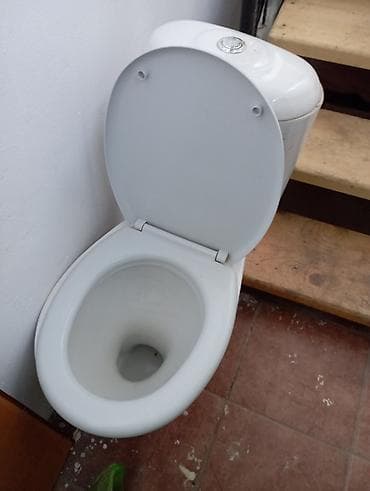 unitaz moyka: Unitaz – komplekt - Model: döşəməyə quraşdırılan, arxa hissədə su — 4