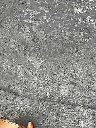 dekor pərdə: Məhsul: Pərdə və yataq örtüyü dəsti - Rəng: tüstü-mavi/boz tonlarında — 3