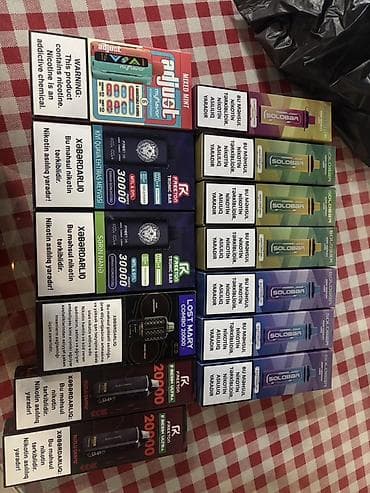 Birdəfəlik elektron siqaret/lazımlı vape cihazları paketi Məhsul