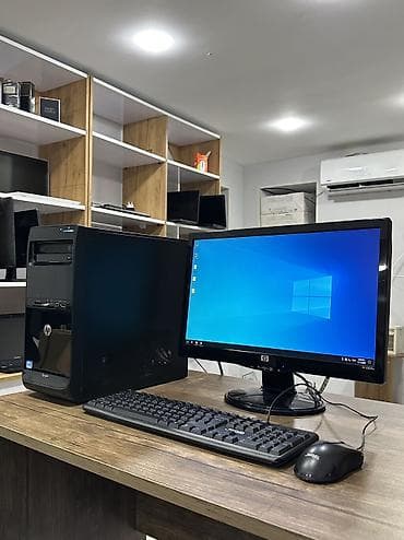 computer monitor: HP stolüstü kompüter seti Komputer ideal vəziyyətdədir YENİDİR! İntel — 1