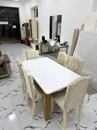 naxcivan mebel: TehiMasa dəsti 380₼. masa açılır,6 oturacaqlı,səliqəli vəziyyətdə — 1