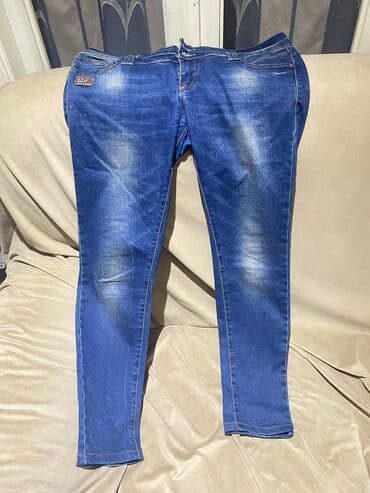 женские джинсы slim fit: Təzə kimidir. bel 45 sm (tək tərəfli) beldən uzunluq 95 çanaq 48 ( — 1