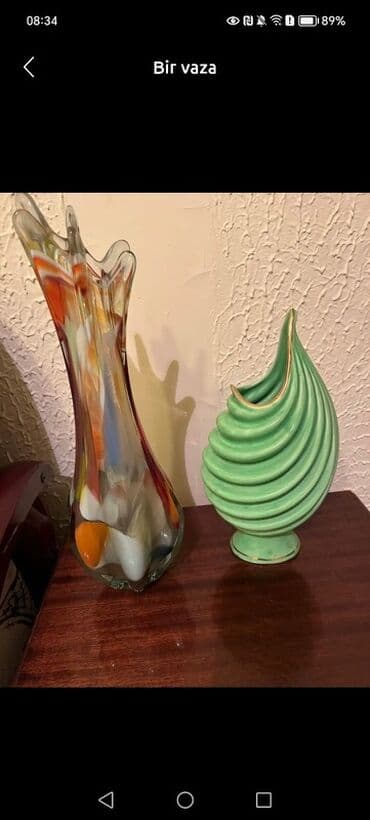 yaşıl ot: Vaza dəsti, Keramika — 1