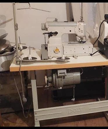 N17Qoşa tikiş maşını – 300 AZN - Tam işləkdir, sənaye tipli stolda və
