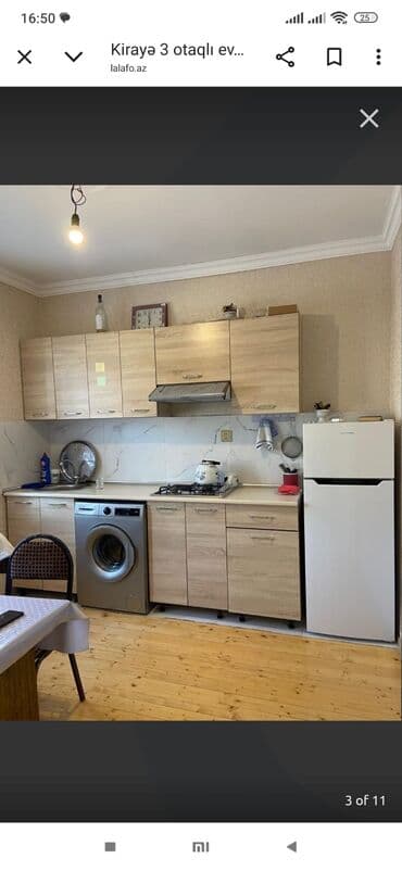 masazır kirayə evler: 2 kv. m, 3 otaqlı, İnternet — 6