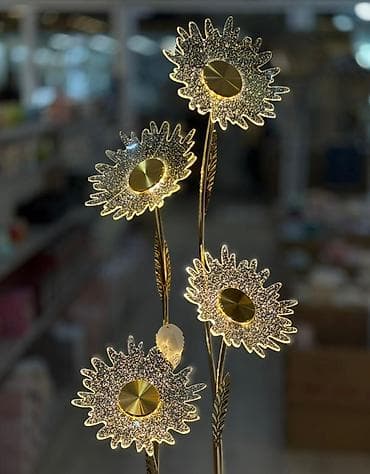 Картины и портреты: Dekorativ döşəmə lampası – “çiçək” dizaynlı - Növ: Döşəmə lampası - — 2