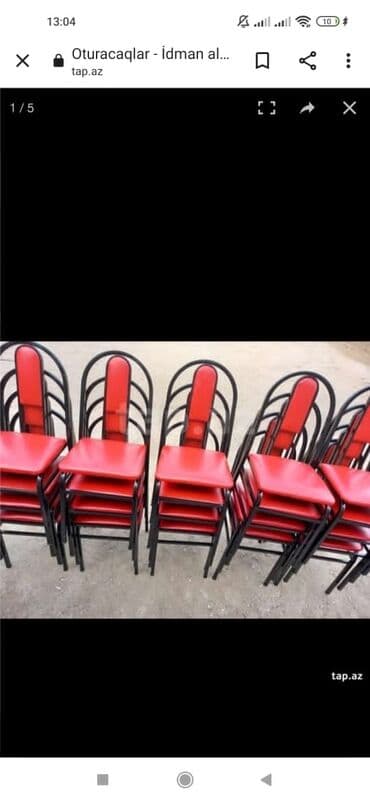 dəmir oturacaq: Masa və oturacaqların birbaşa depodan topdan qiymətinə pərakəndə — 3