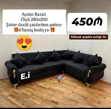 Künc divan, Açılan, Bazalı, Parça, Şəhərdaxili pulsuz çatdırılma