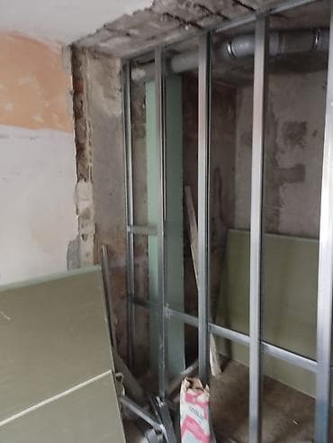 Peyk antenalarının quraşdırılması: Gipsokarton arakəsmə və karkas sistemi,otopleni sistemi kombbi — 4