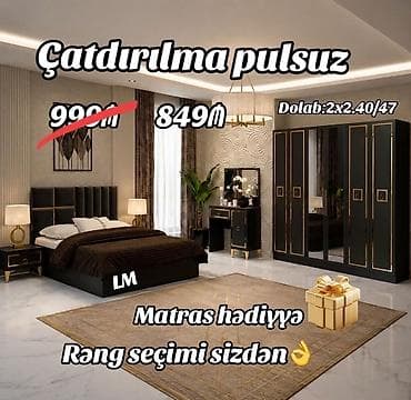 ucuz termolar: Yataq dəsti Sifarişlə və yeni Qiymət : 849₼ Dəstə daxildir — 1