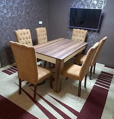 stul cexolu: 0554994424✍️ 2 eded masa dəsti, heç bir deffekri yoxdur, her birinin — 2